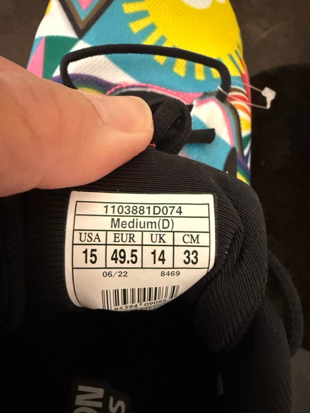 NWT Men’s BROOKS Trace 2 Collab w/Lisa Congdon Pride Shoes Sz 15 M SEE VIDEO - Picture 3 of 10